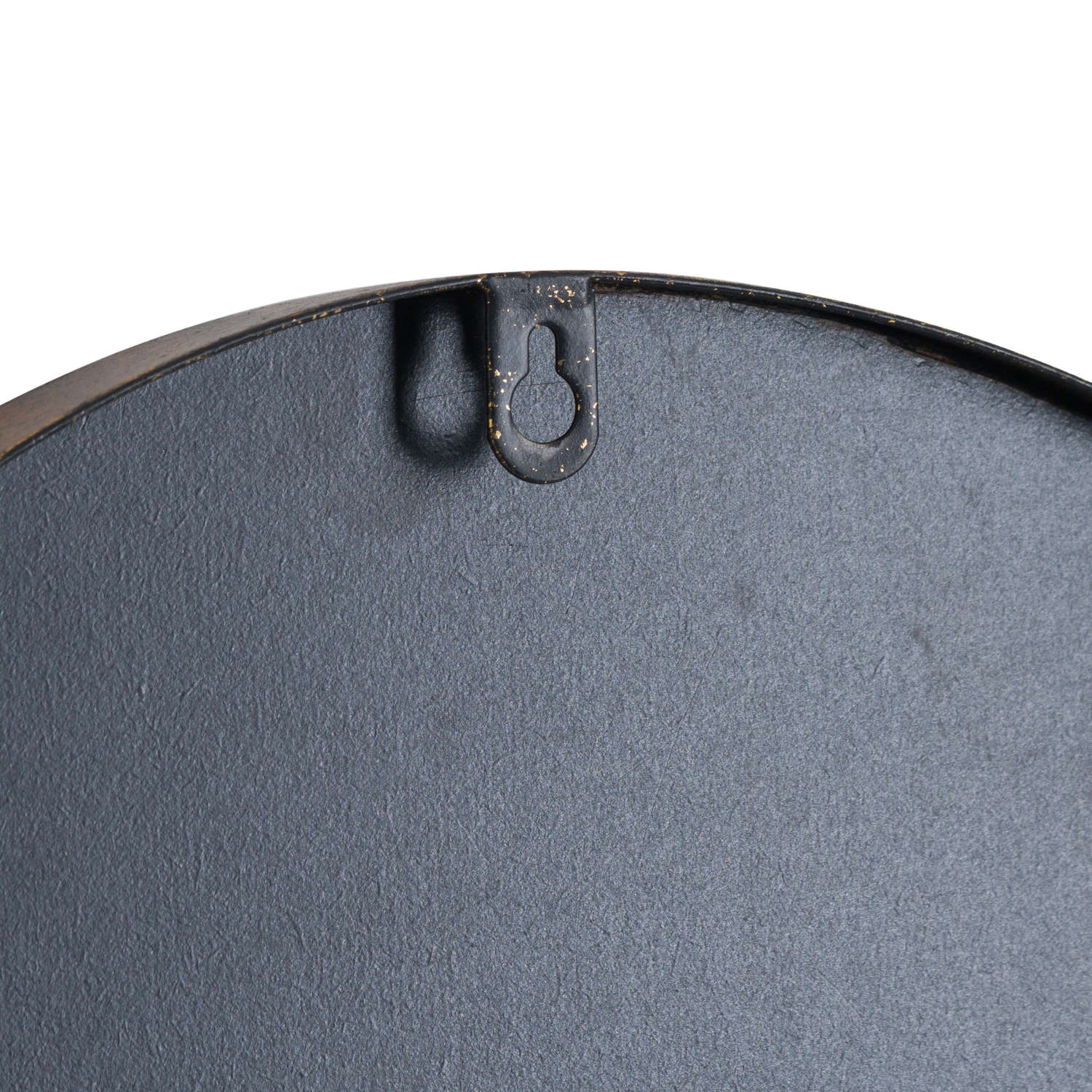 Antique Bronze Ornate Curved Mirror