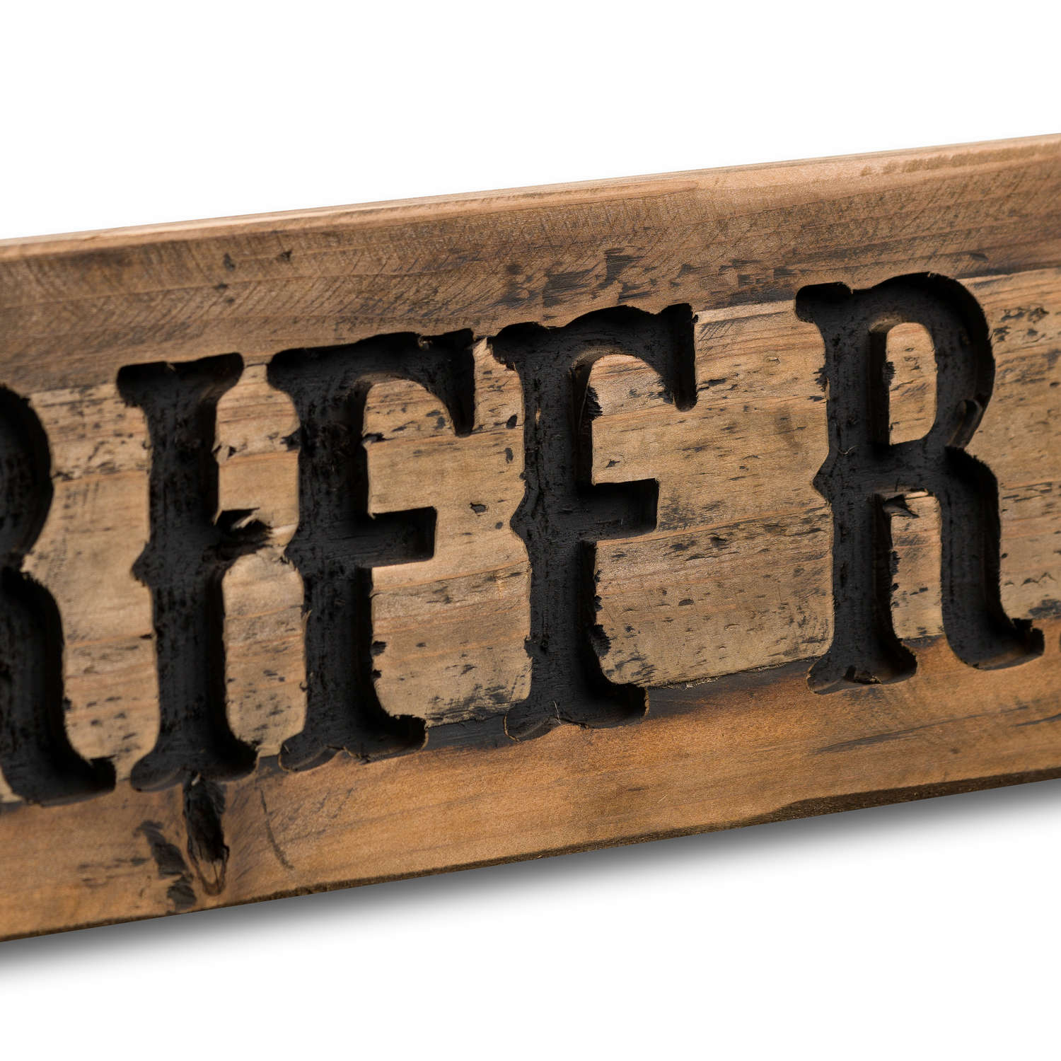 No Riff Raff Rustic Wooden Message Plaque