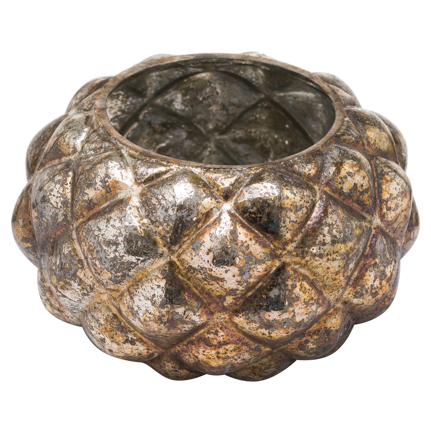 Medium Burnised Votive Candle Holder