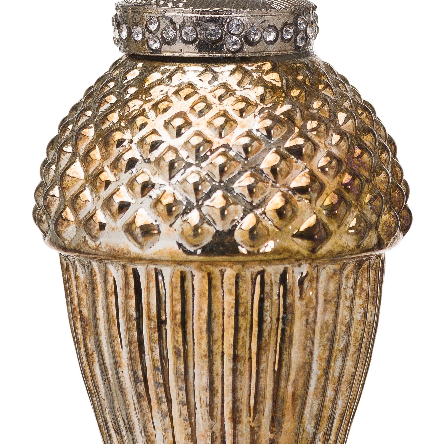 The Noel Collection Burnished Hanging Acorn Decoration