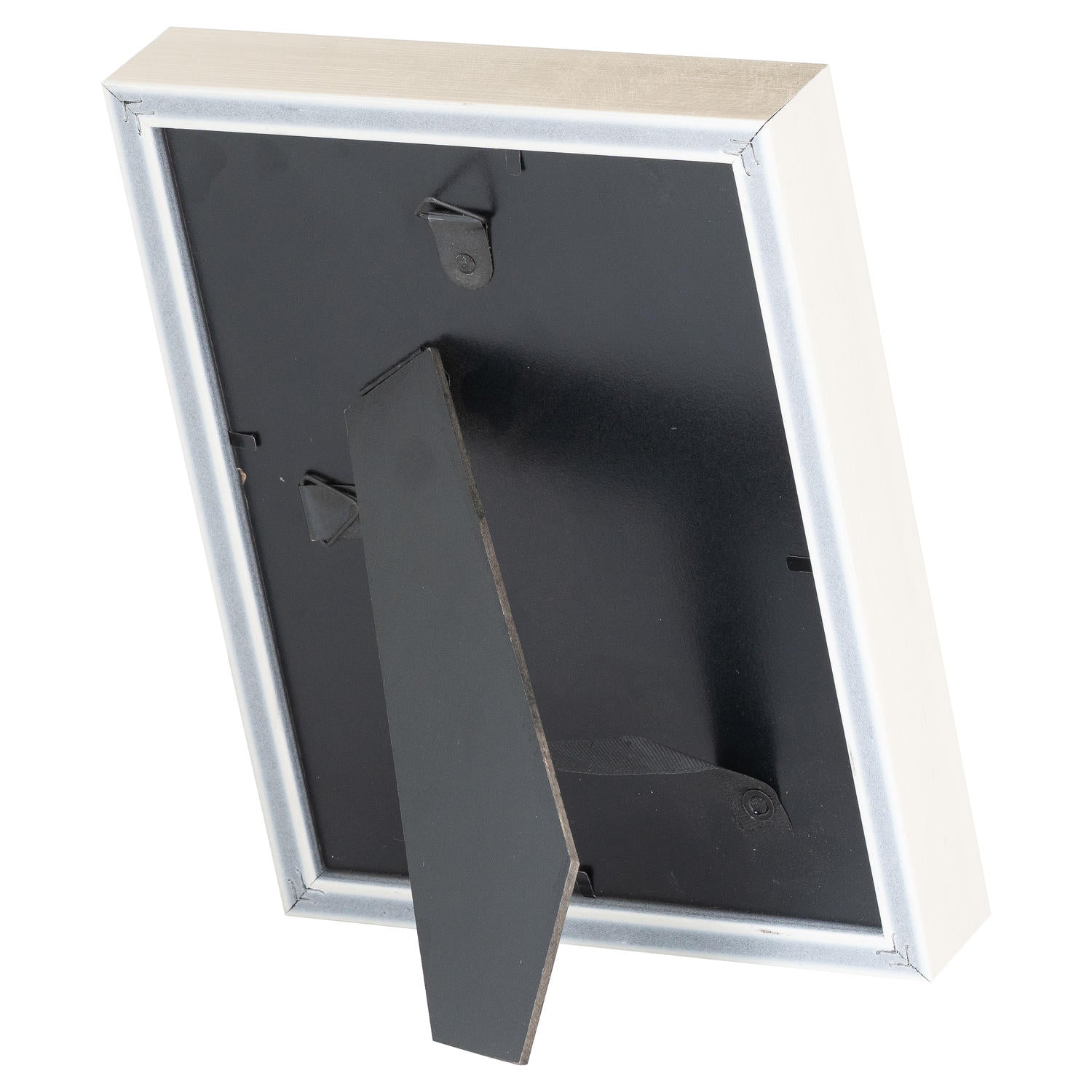 Antiqued Pewter Deep Framed Black Velvet 4X6 Photo Frame