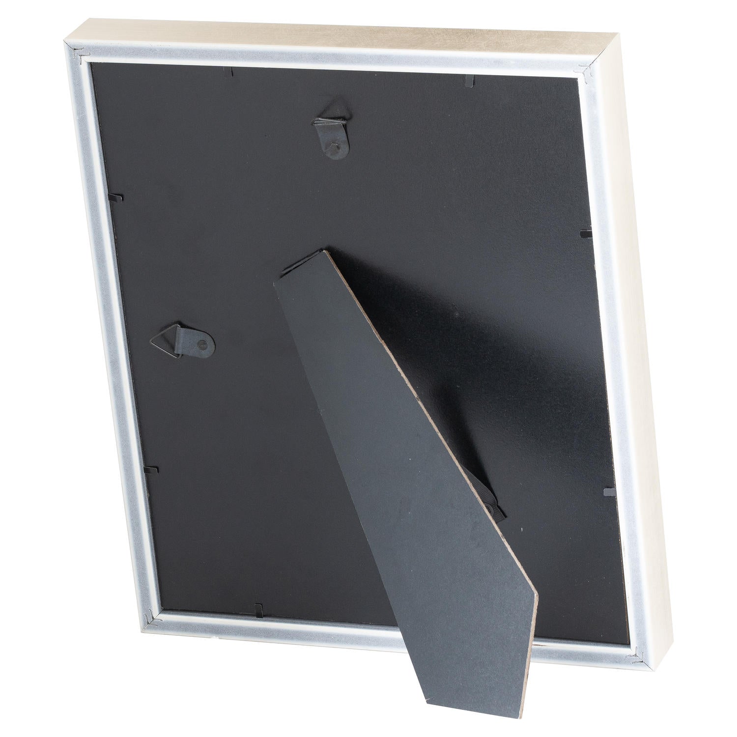 Antiqued Pewter Deep Framed Grey Velvet 8X10 Photo Frame