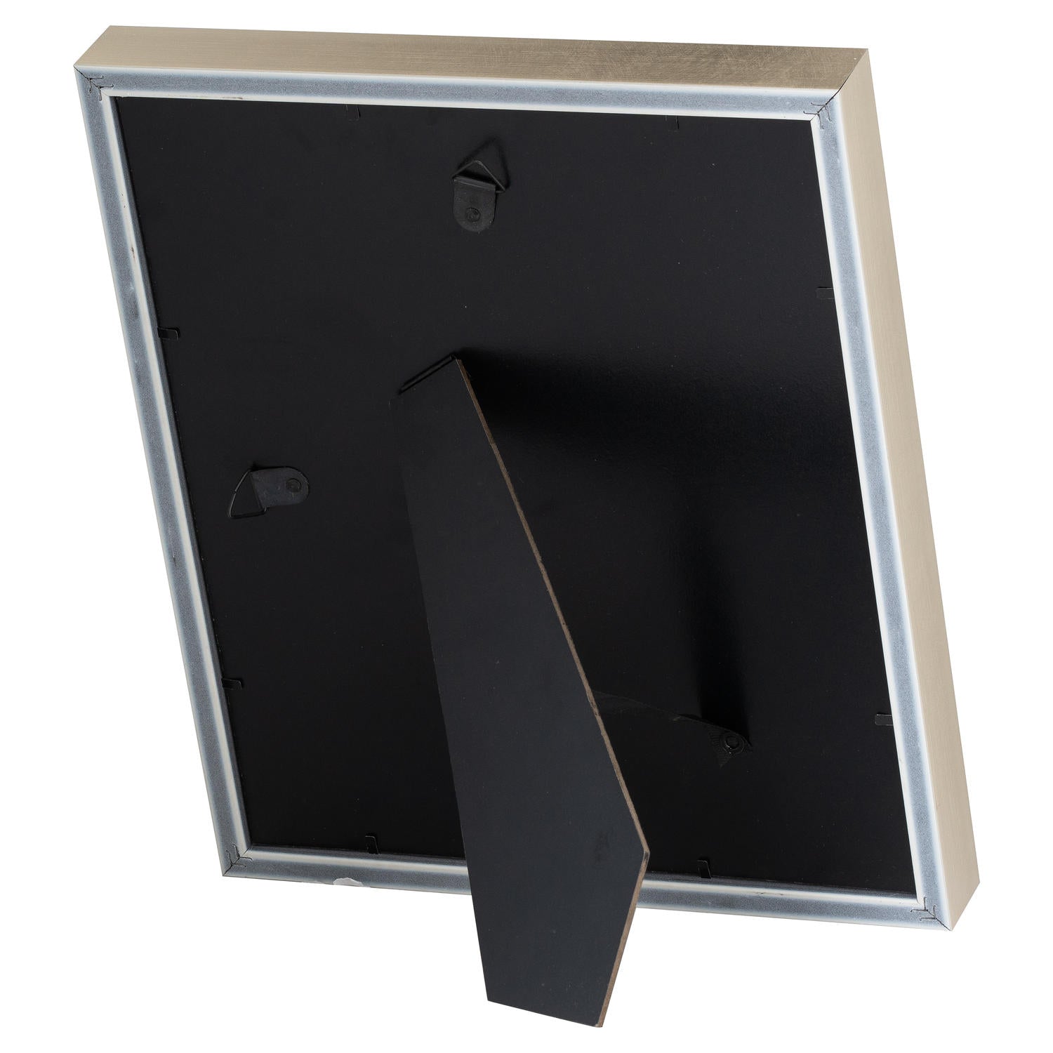 Antiqued Pewter Deep Framed White Velvet 8X10 Photo Frame