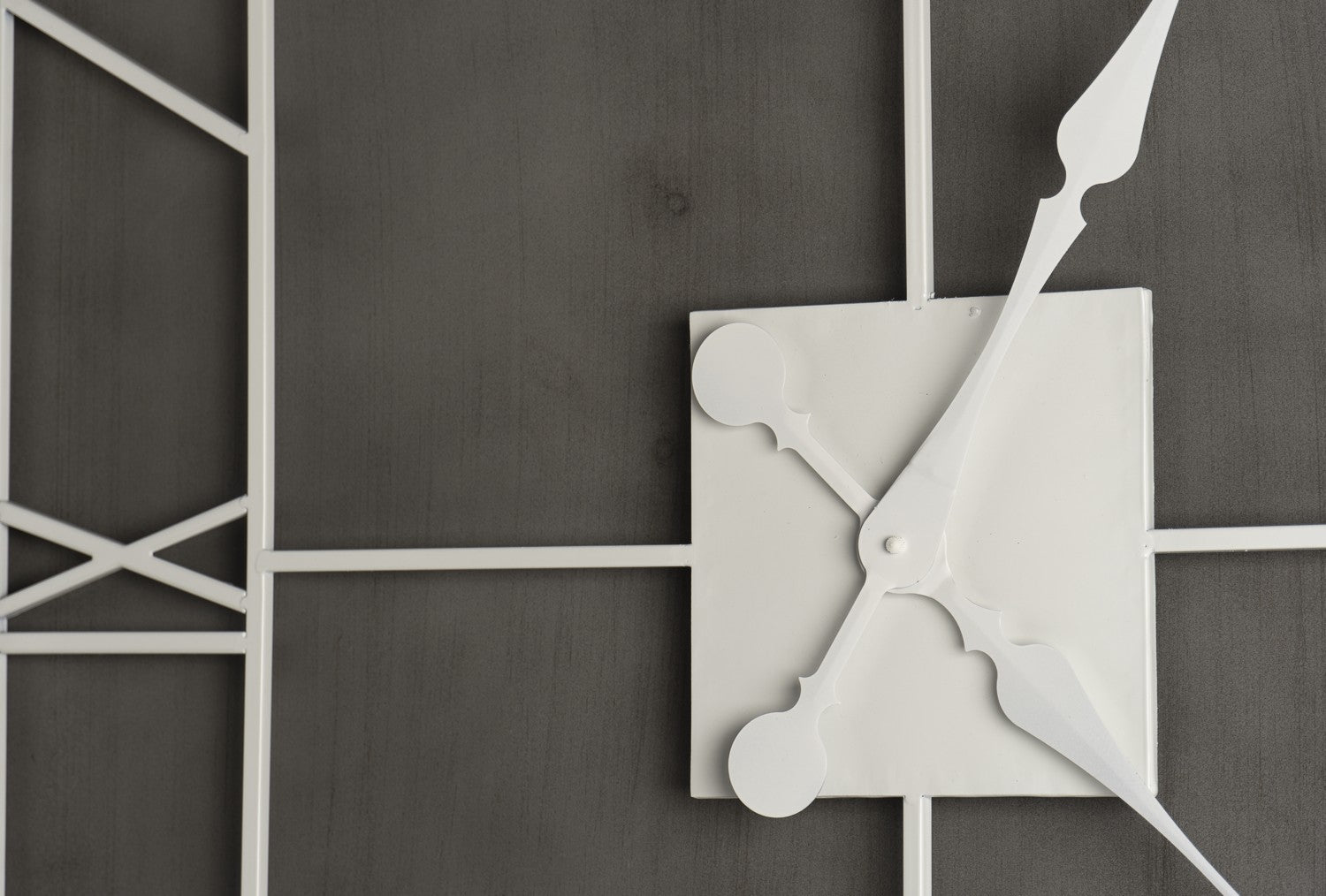 Williston Grey Large Square Wall Clock