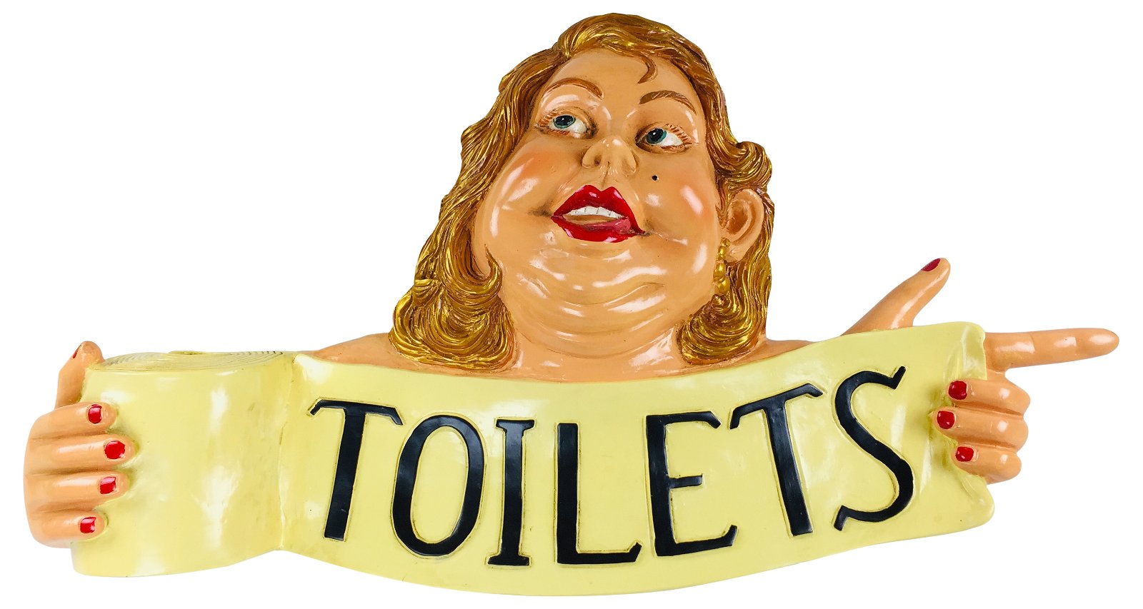 Resin Toilet Sign 70cm