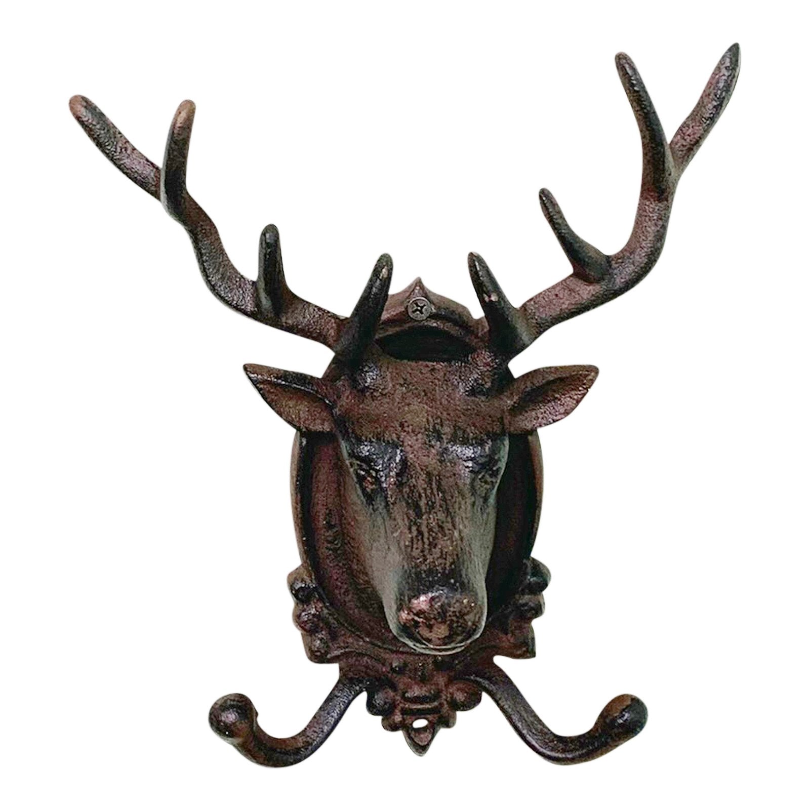 Stag 2 Hook Rack 27x26cm