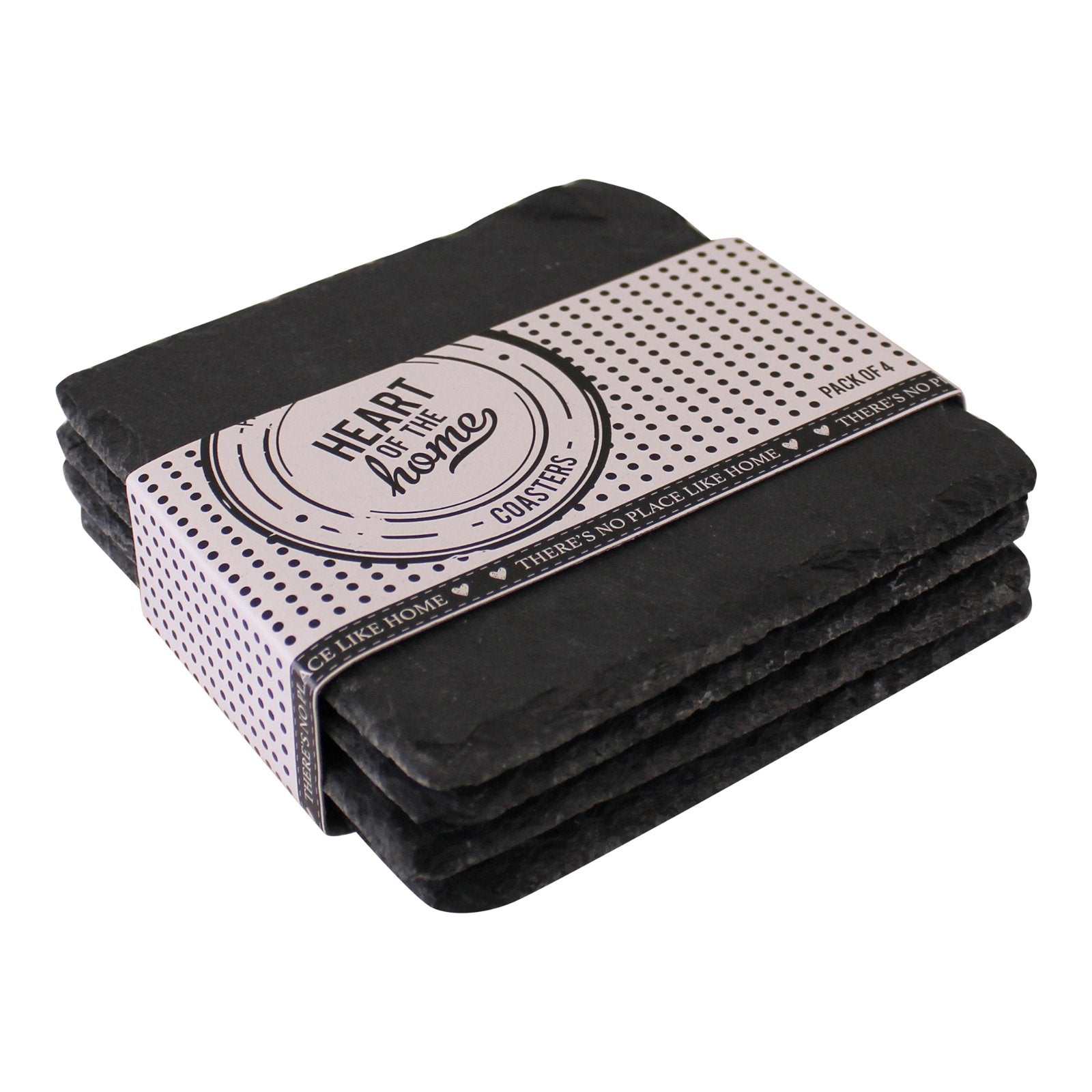 Pack Of 4 Slate Drinks Coasters