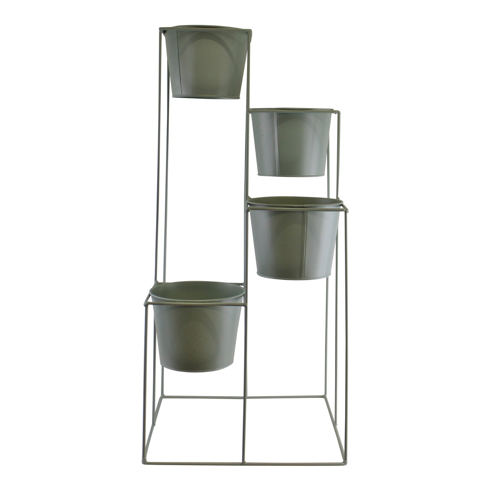 Potting Shed 4 Tier Planter Stand, Green