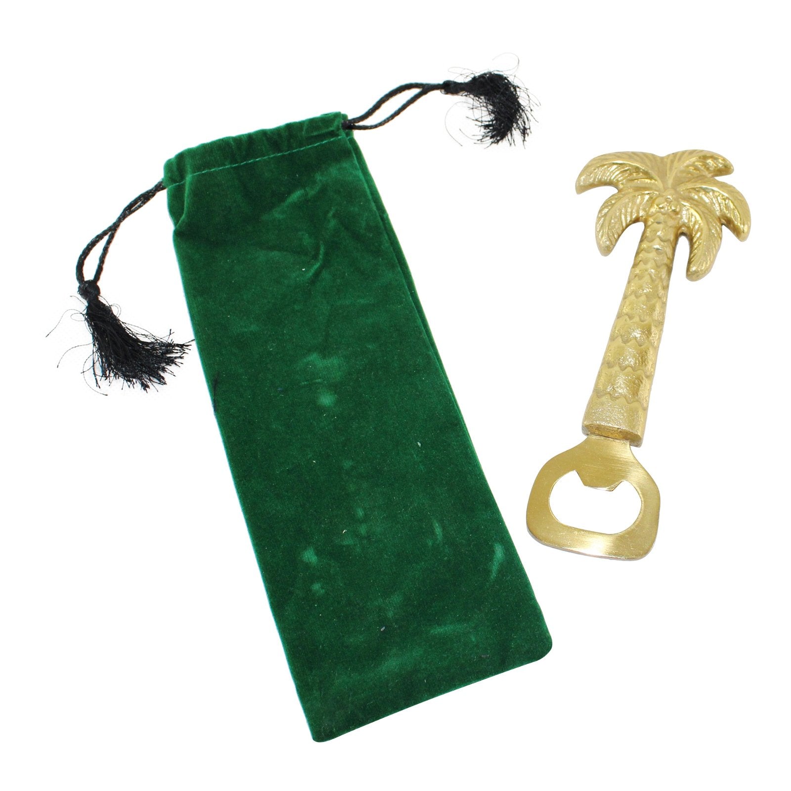 Gold Metal Palm Tree Bottle Opener