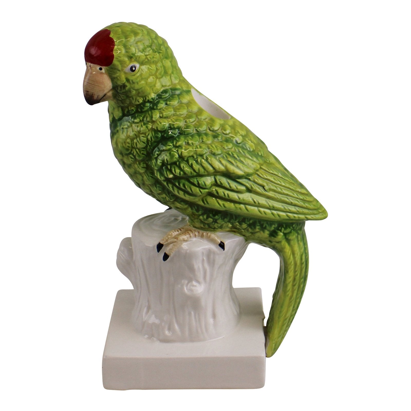 Ceramic Parrot Candle Holder