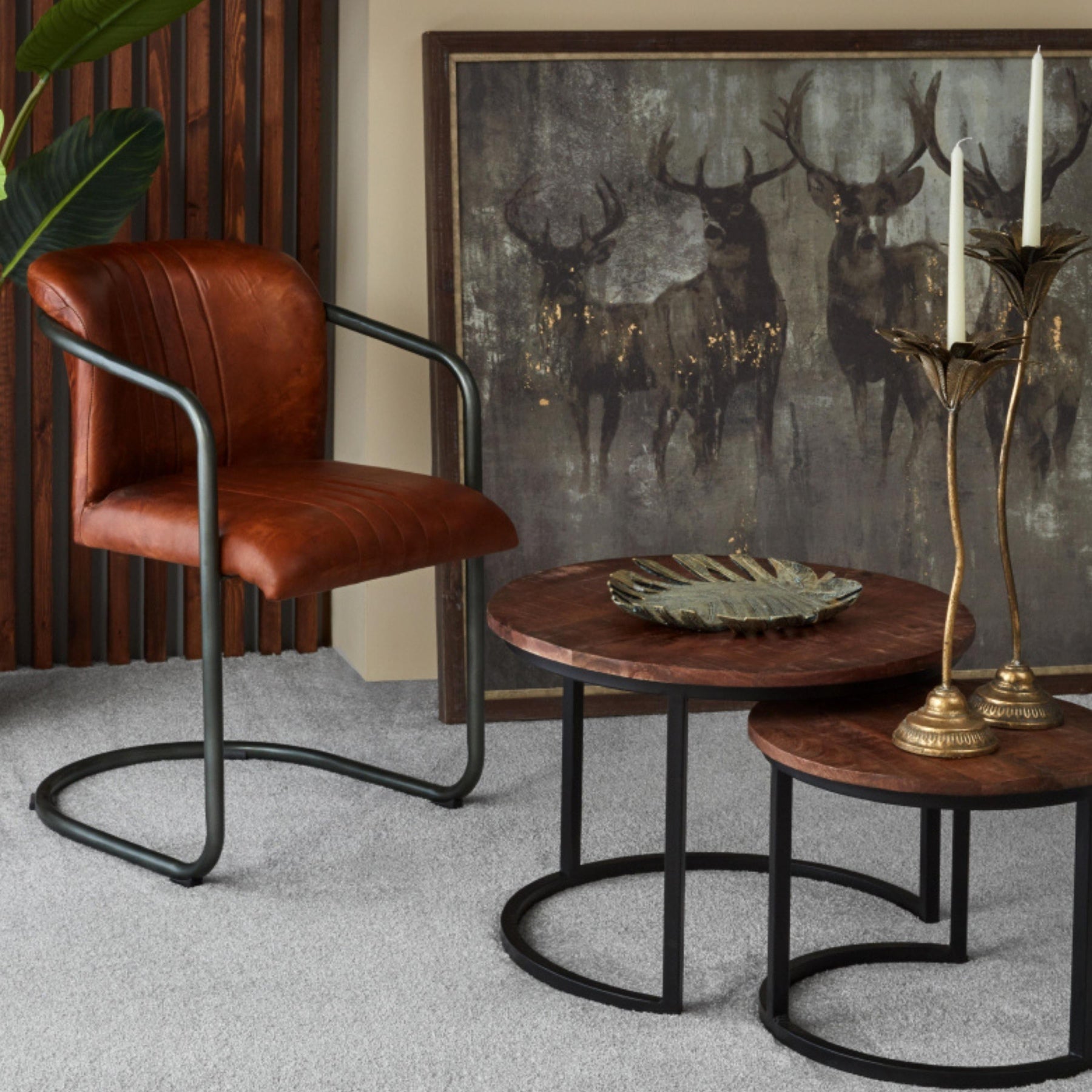 Antique Bronze Cheese Plant Leaf Dish