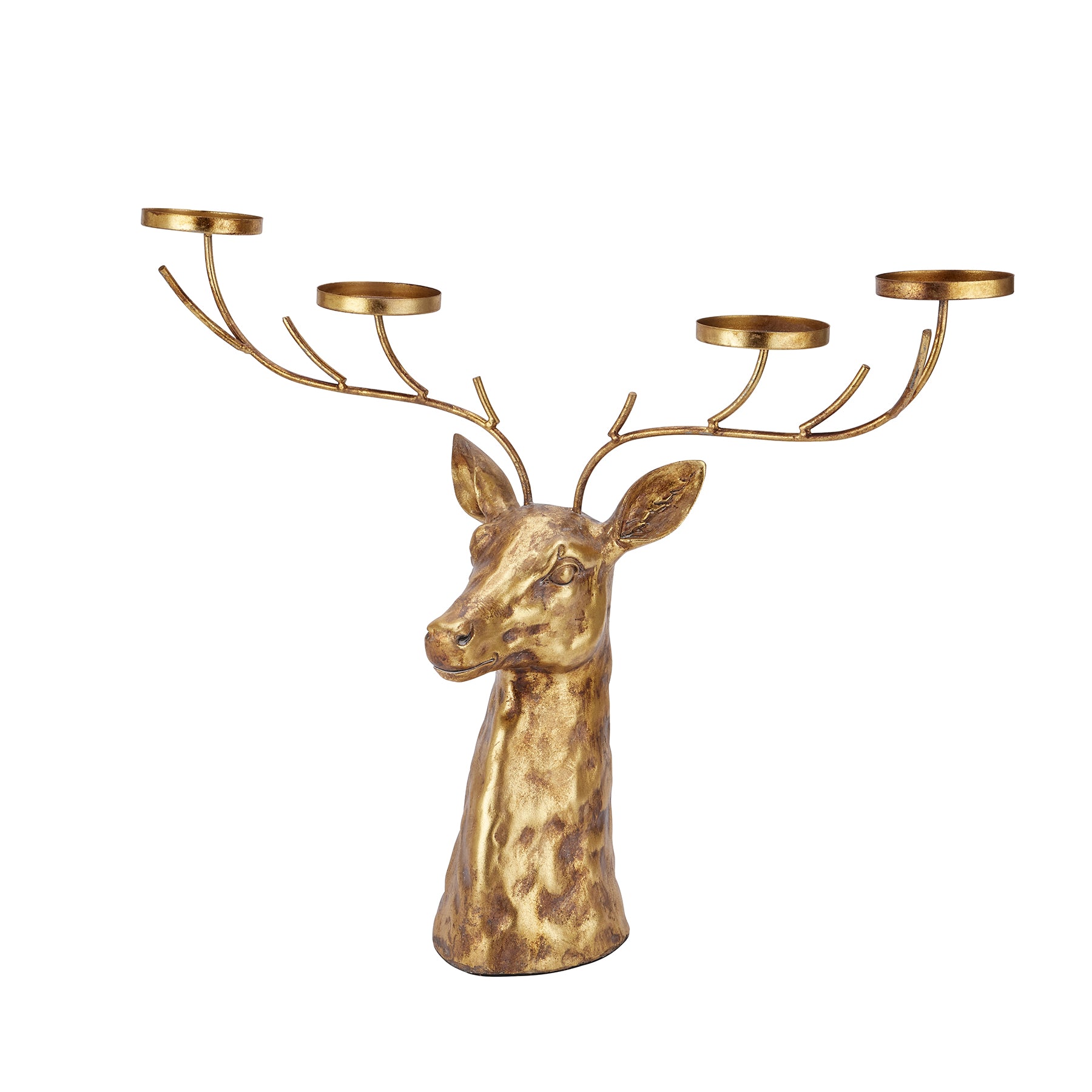 Deer Bust Candle Holder