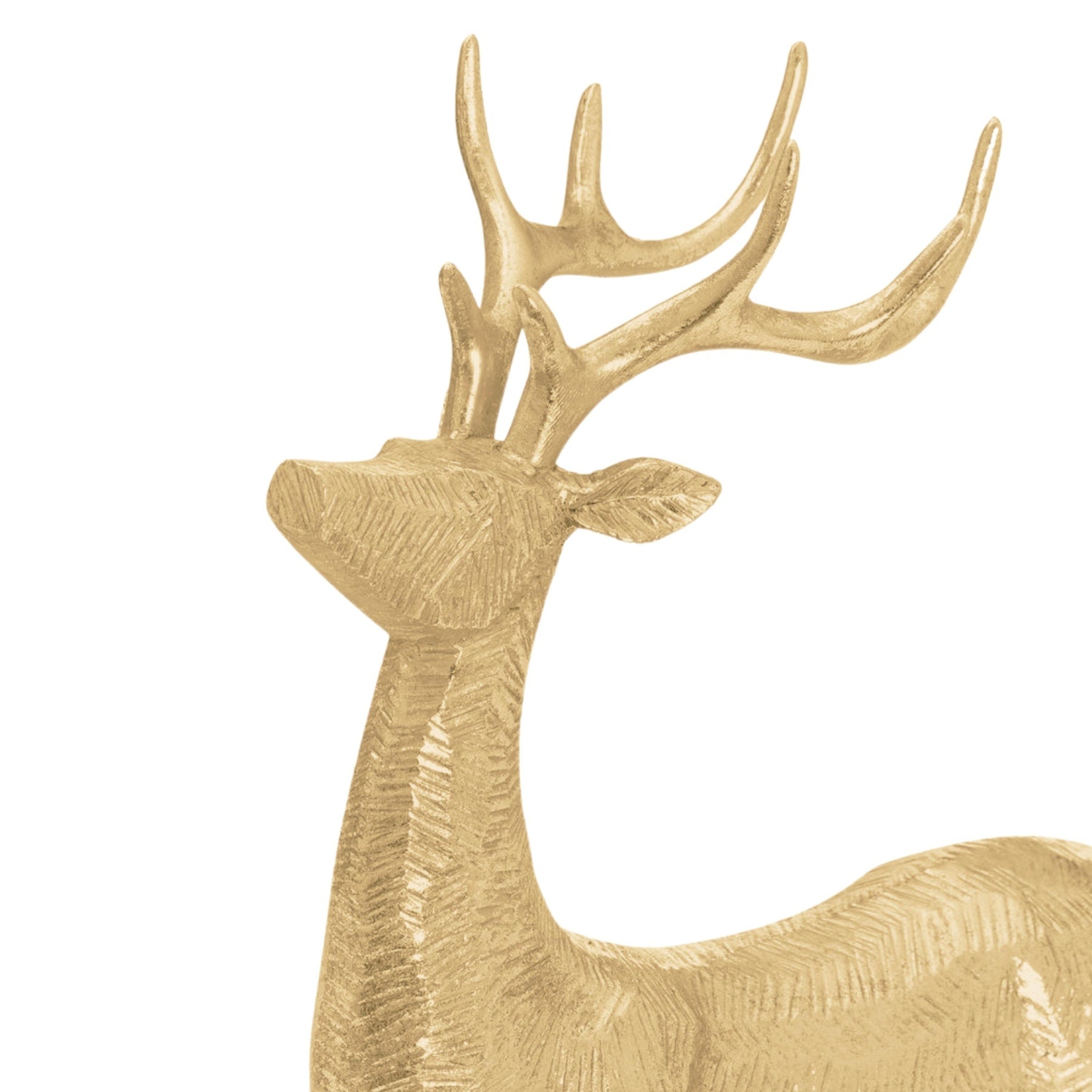 Decorative Gold Sitting Deer