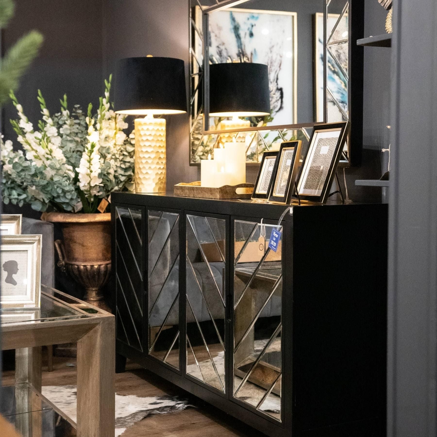 Silver Edged  Black Velvet 4X6 Photo Frame