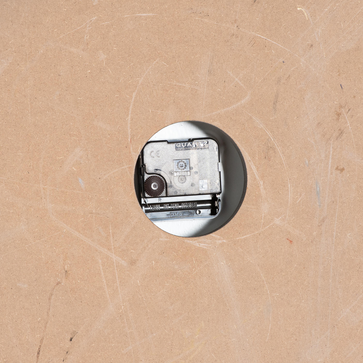 Williston Grey Large Wall Clock