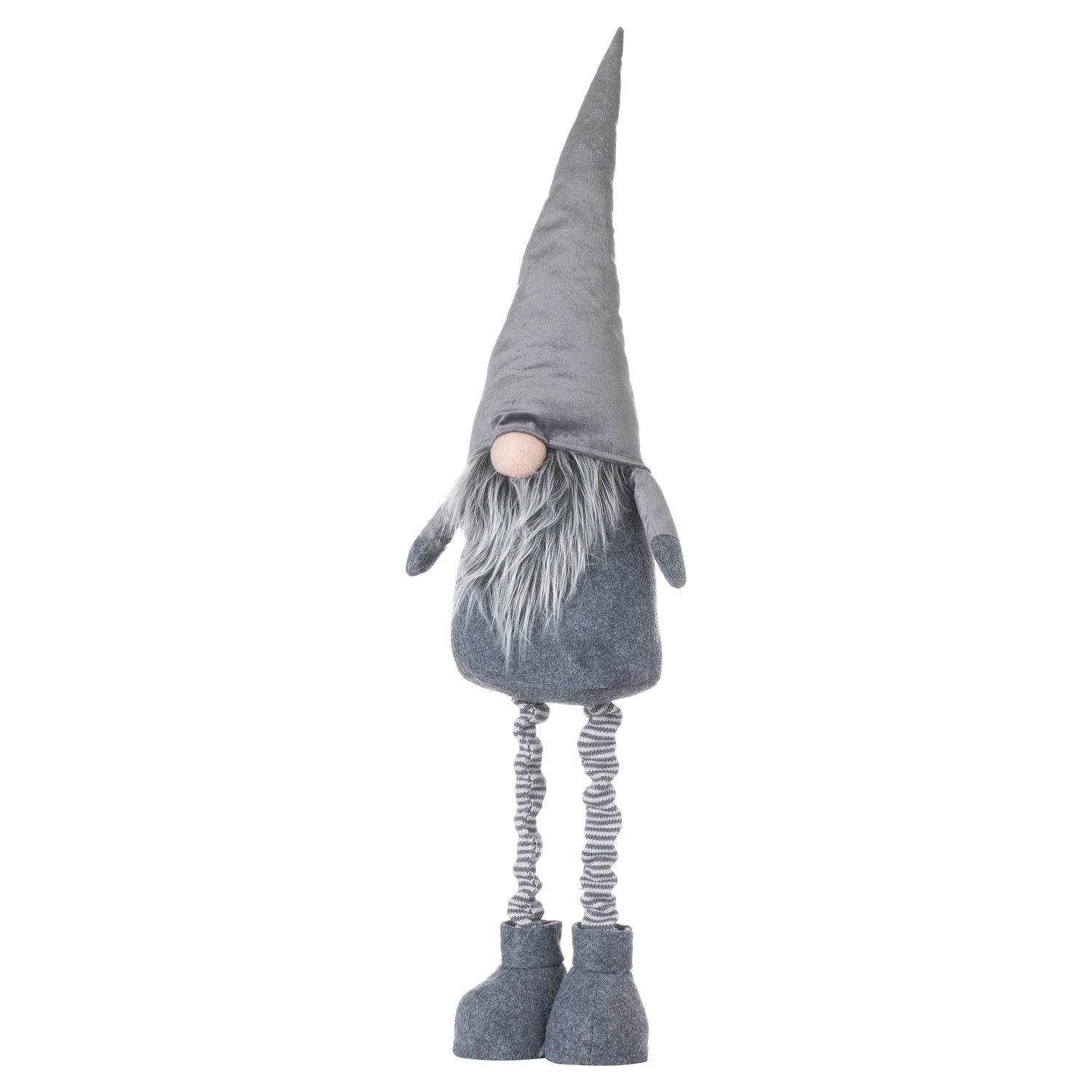 Tall Grey Velvet Gonk