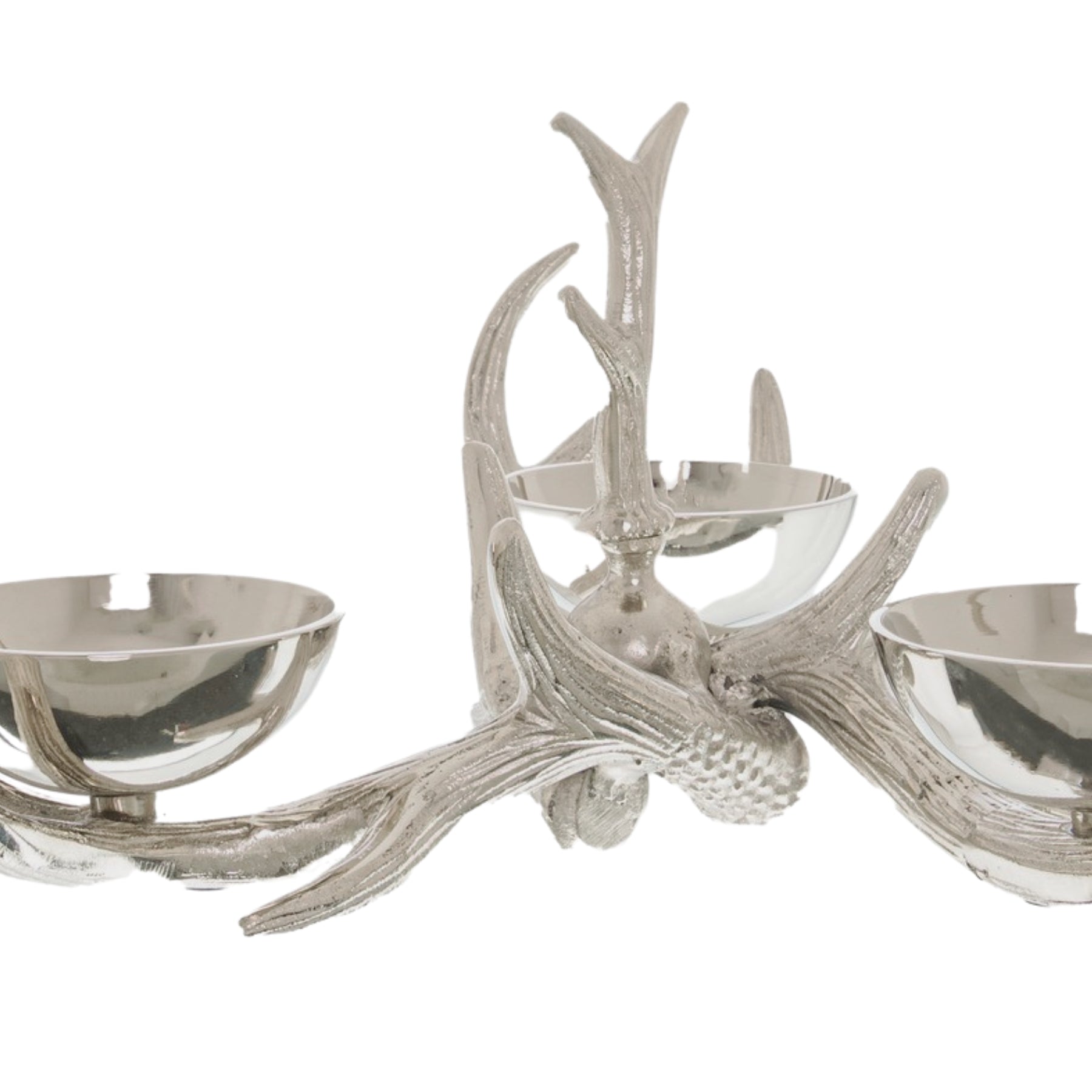 Silver Antler Serving Bowls Ornament