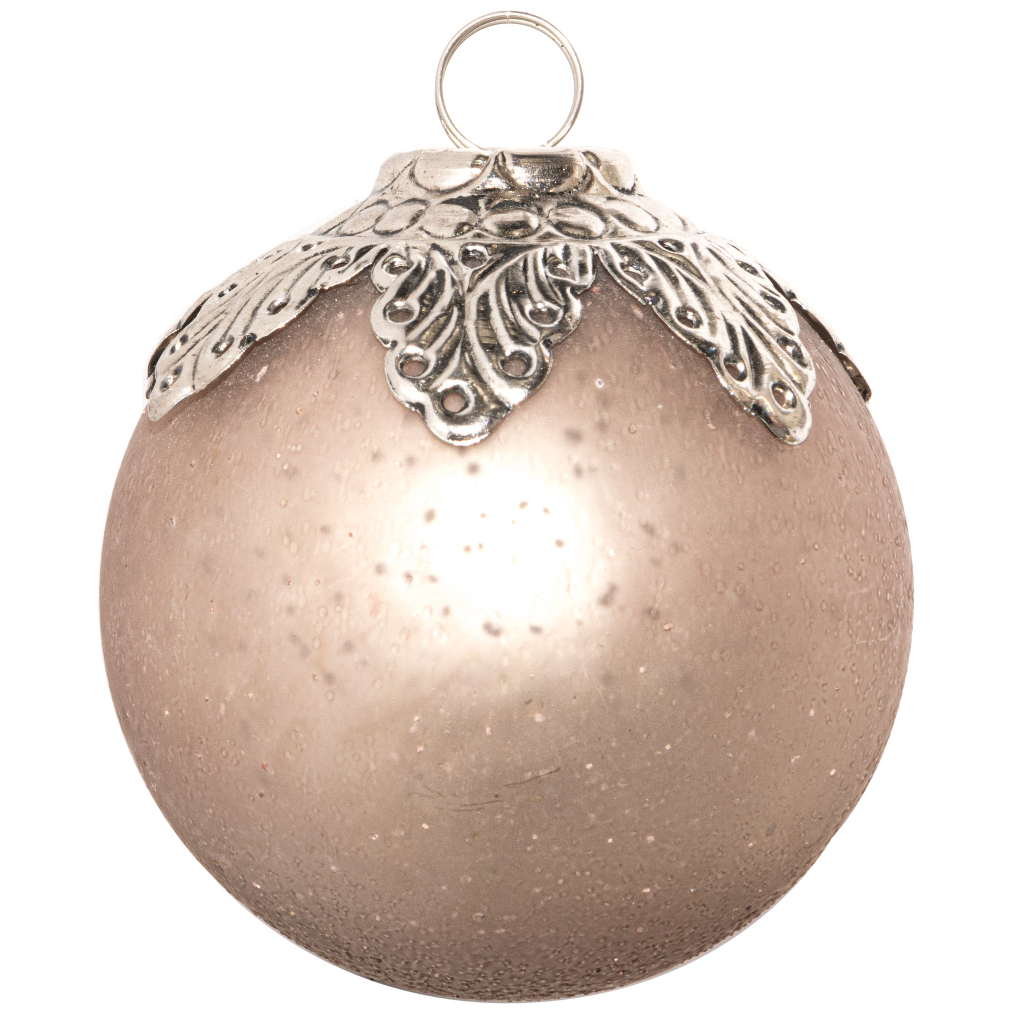 The Noel Collection Venus Leaf Crested Large Bauble