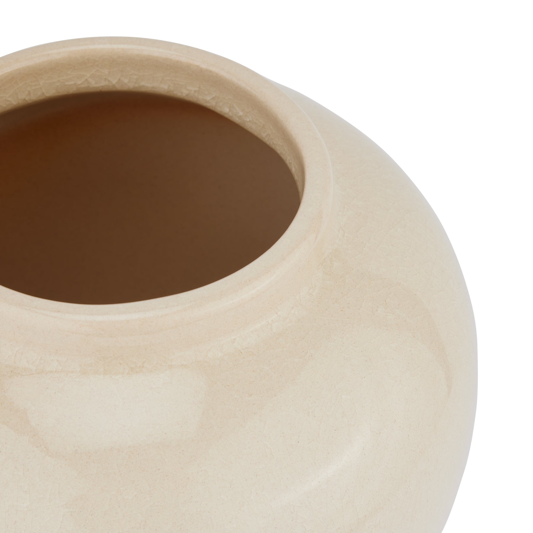 Seville Collection Cream Ginger Jar