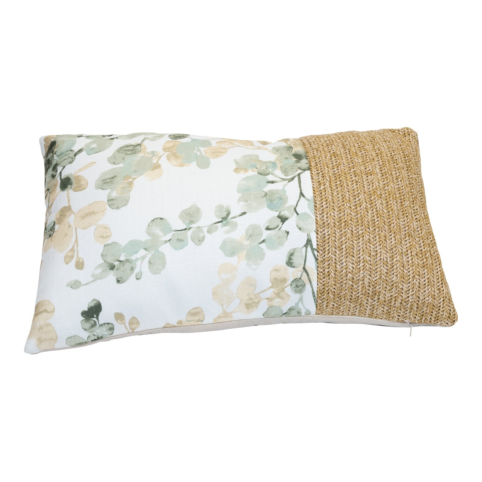 Daisy Leaf Print Scatter Cushion 49cm