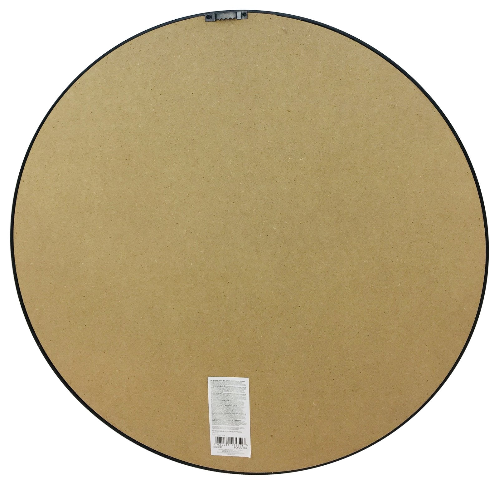 Black Round Shelf Unit 45cm