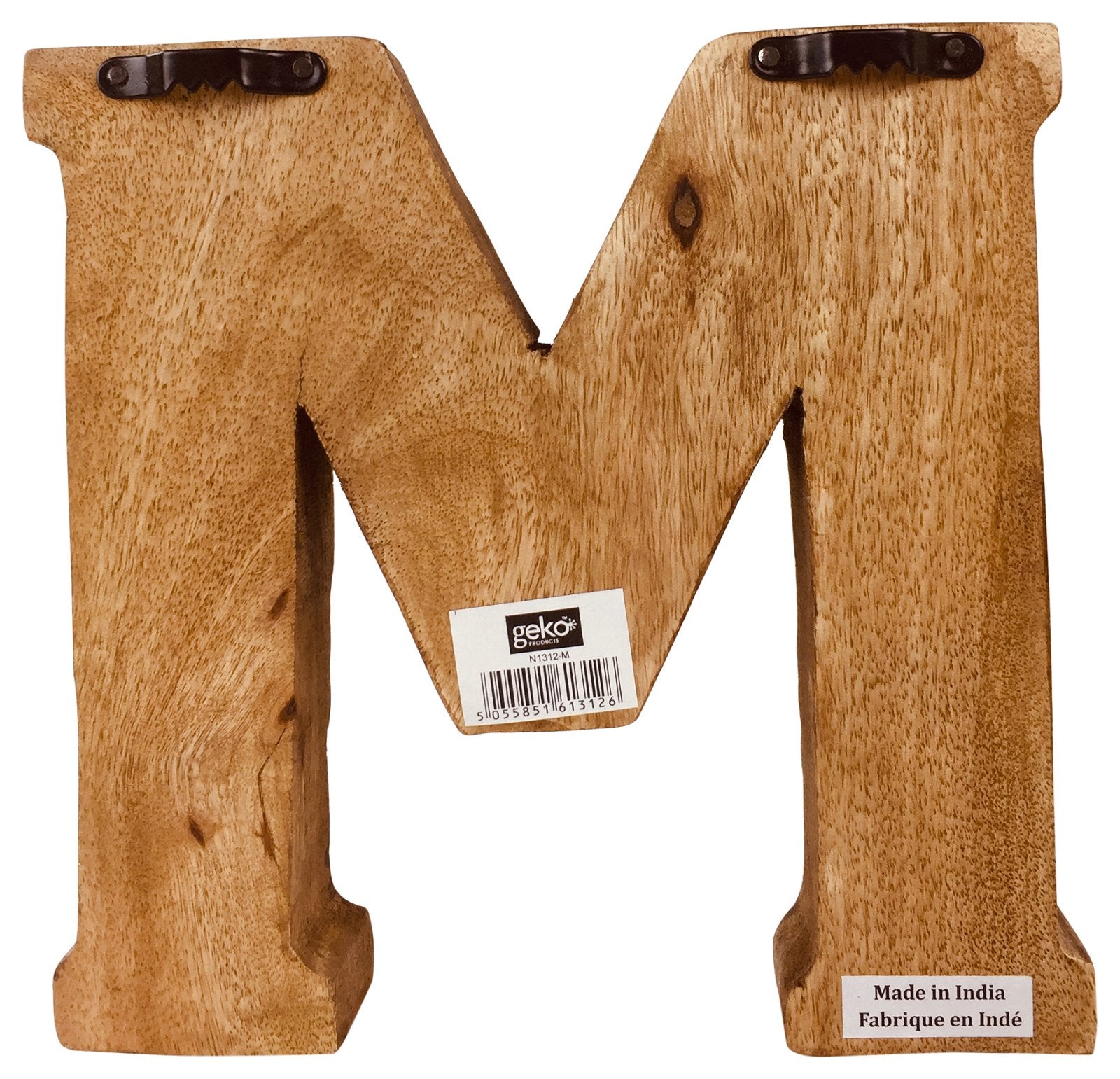 Hand Carved Wooden Flower Letters Mum