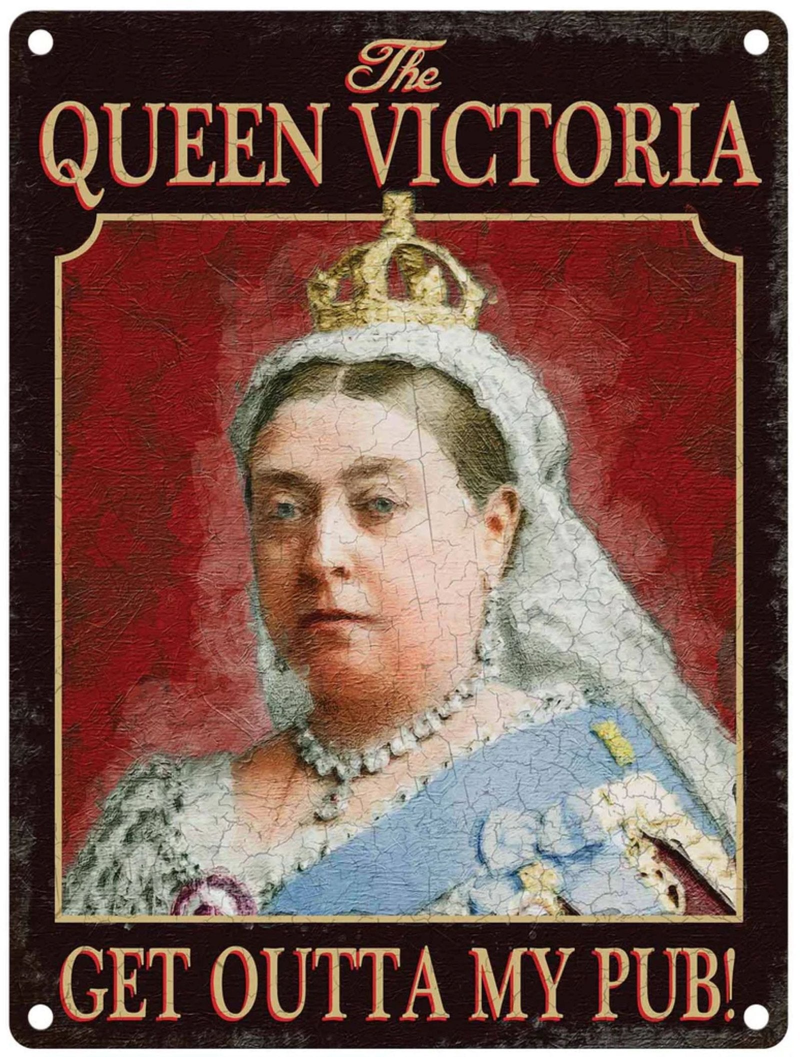 Large Metal Sign 60 x 49.5cm Pub Signs Queen Victoria