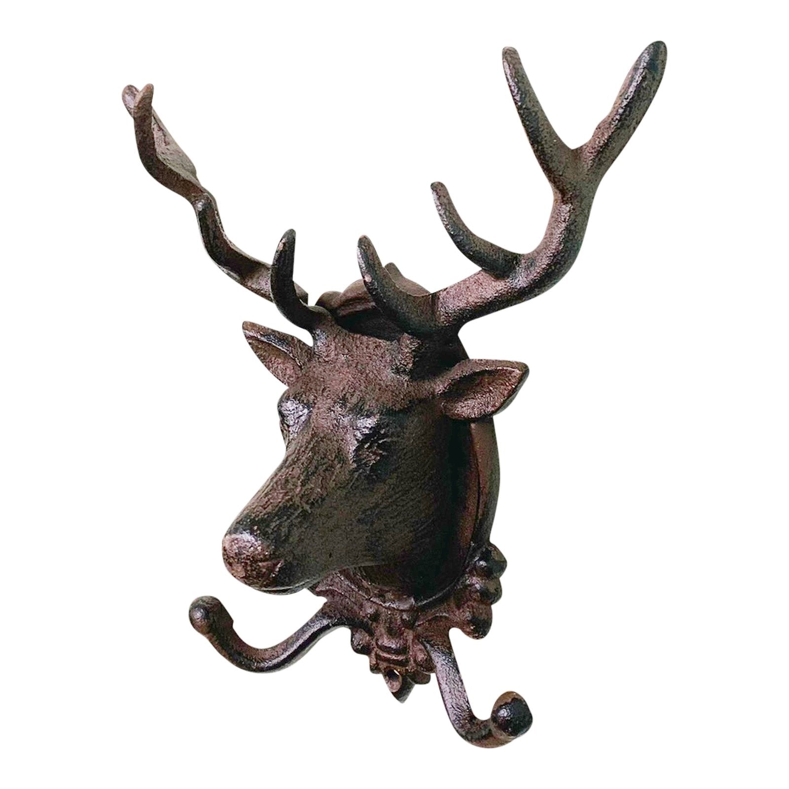 Stag 2 Hook Rack 27x26cm