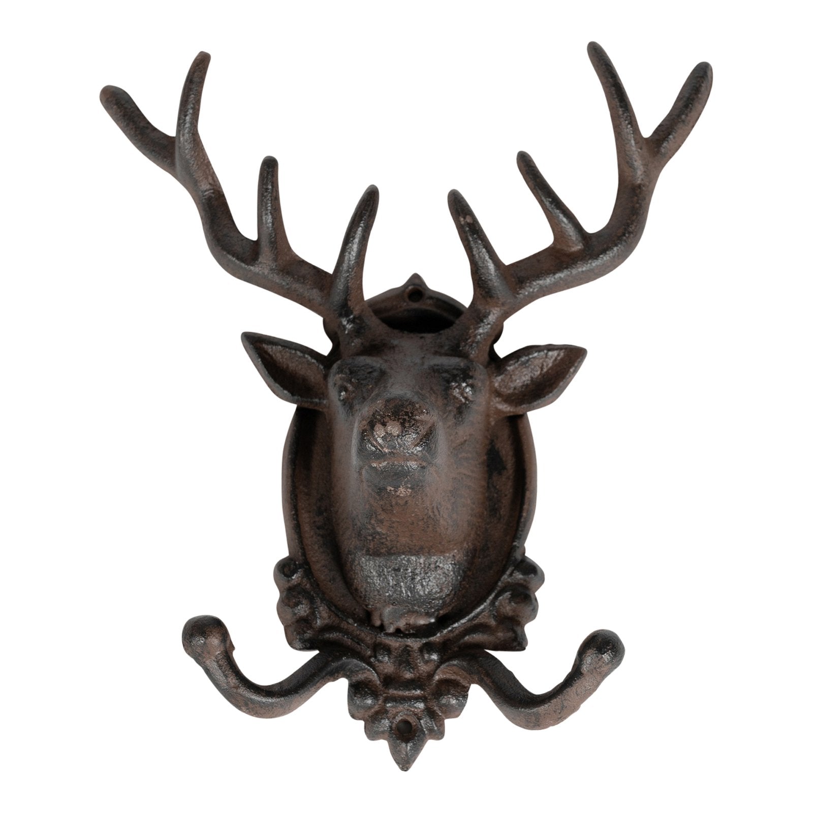 Stag 2 Hook Rack 27x26cm