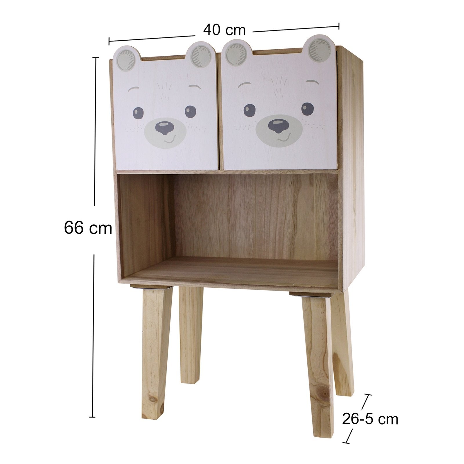 Baby Bear Two Drawer Storage Unit