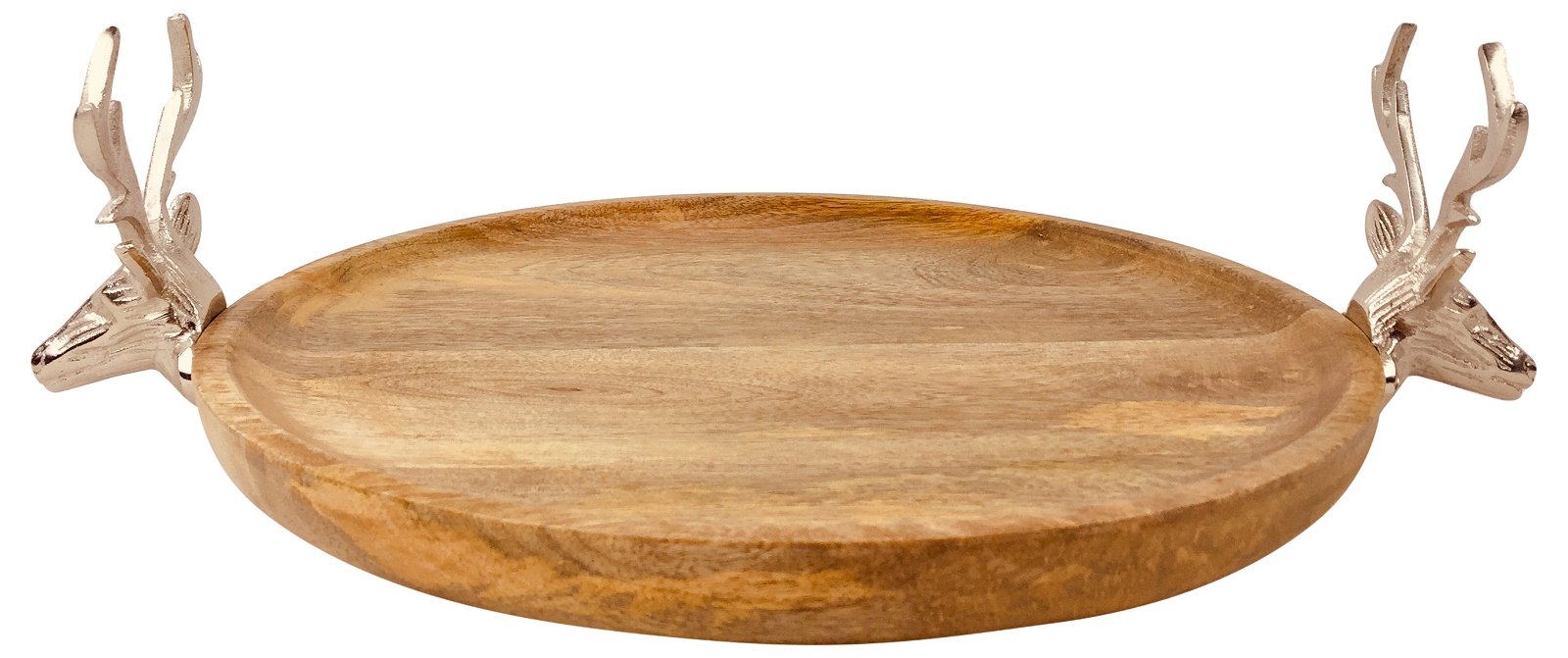 Wooden Stag Tray 33.5cm