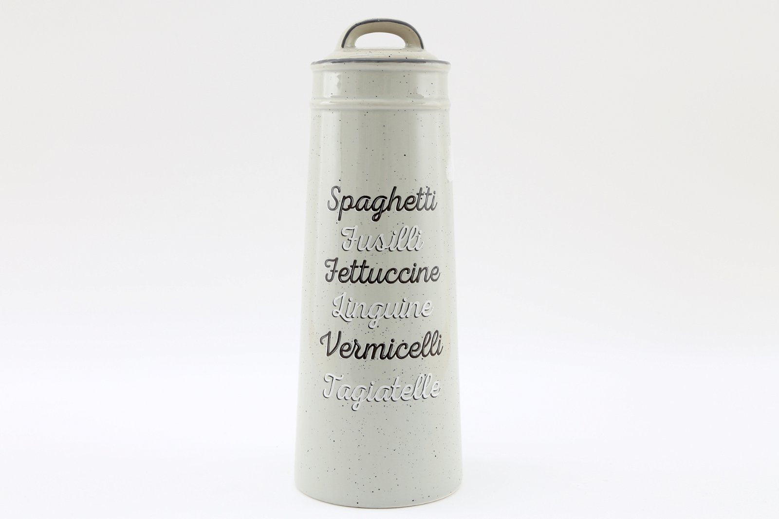 Antique Grey Ceramic Pasta Jar 31cm