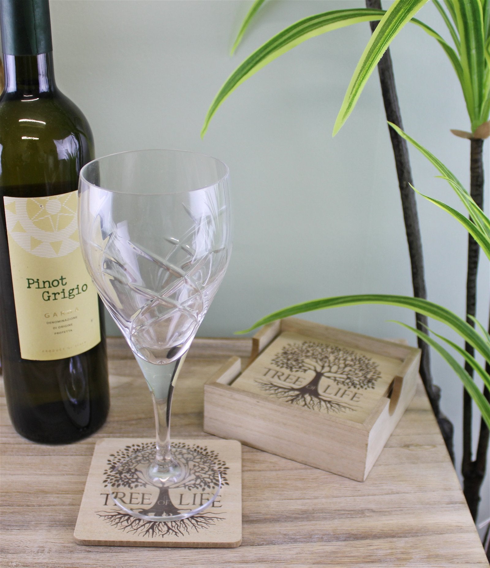 6 Piece Tree Of Life Coaster Set