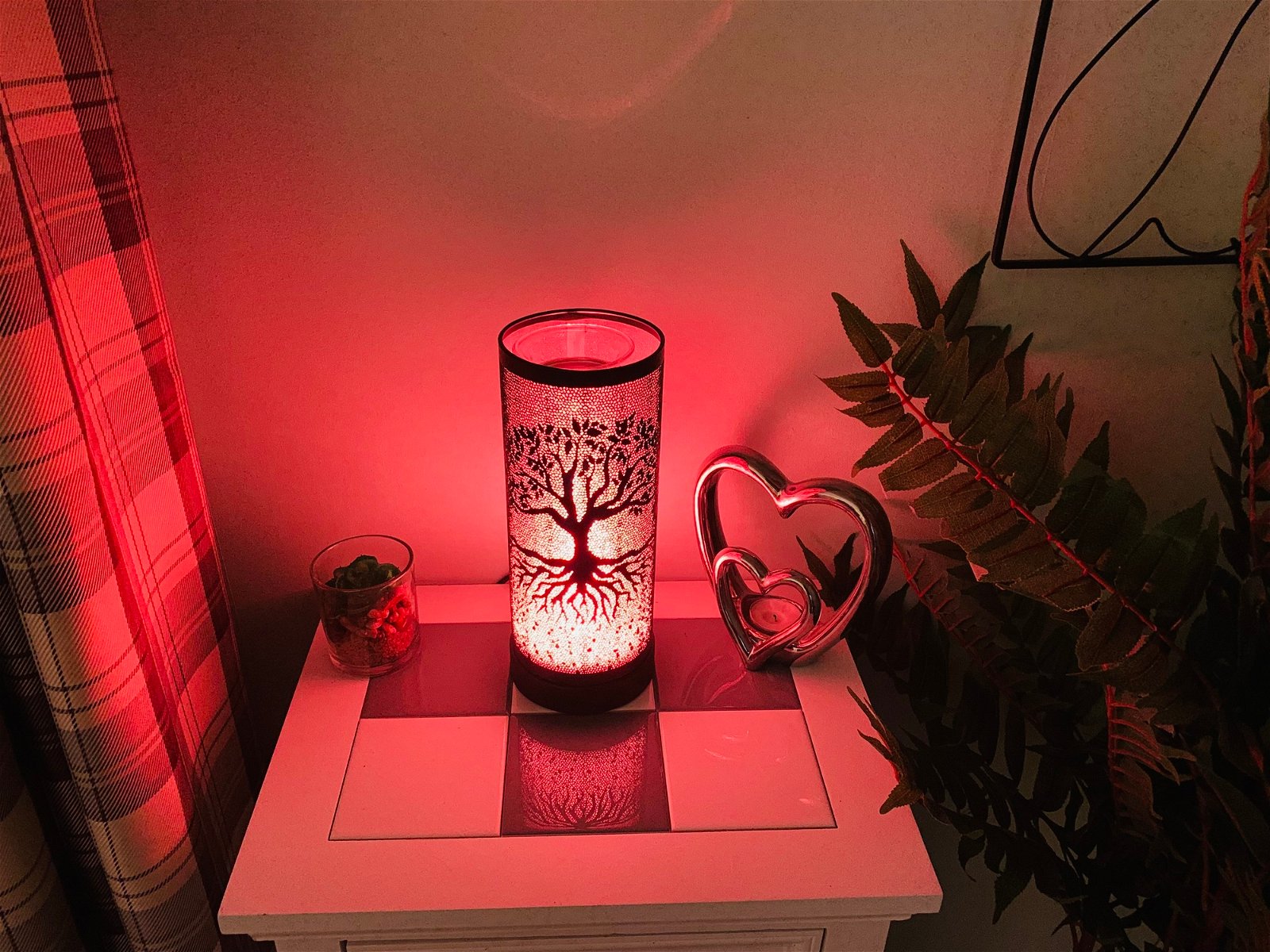 Black Tree Of Life LED Oil Burner