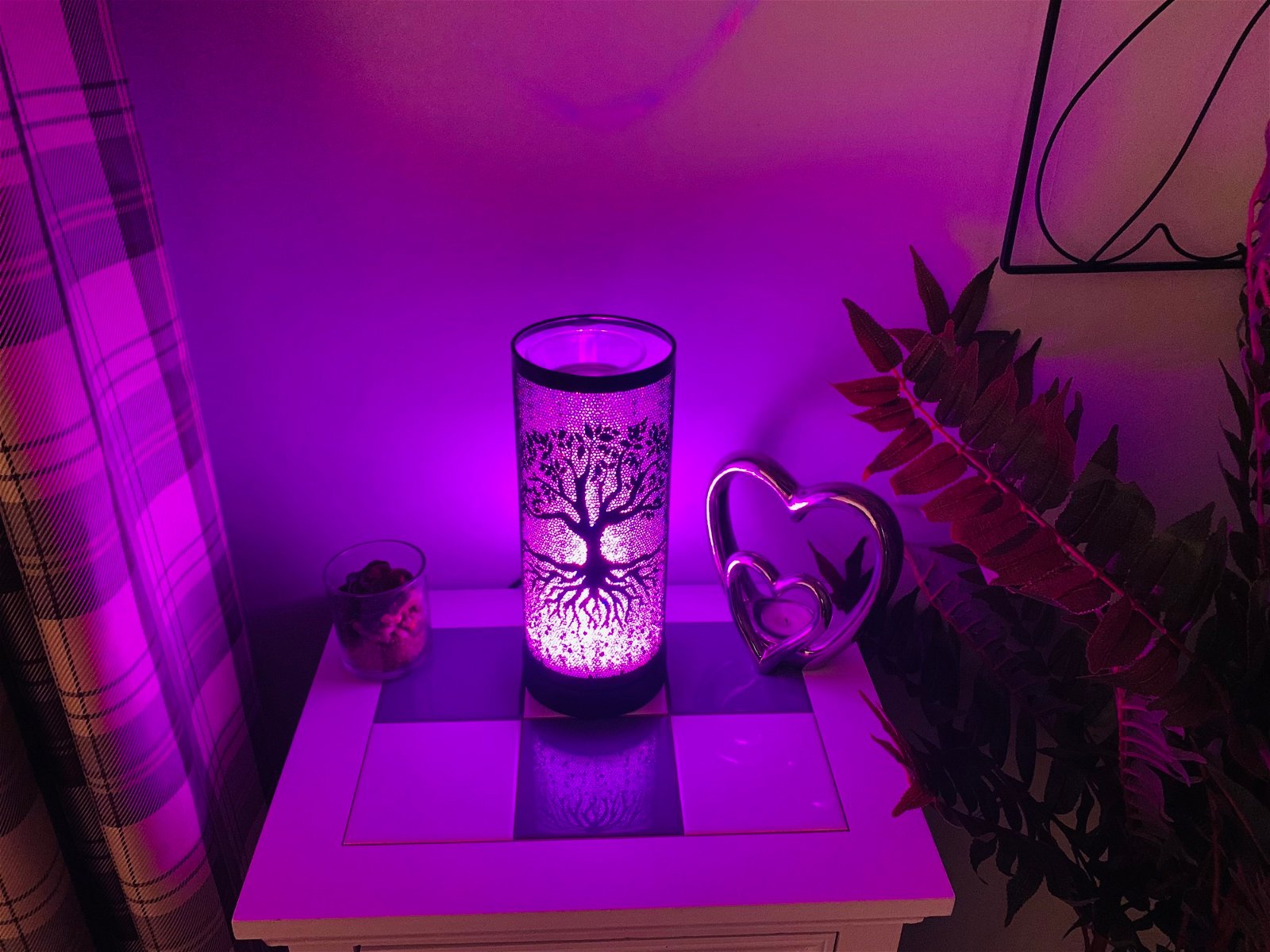 Black Tree Of Life LED Oil Burner