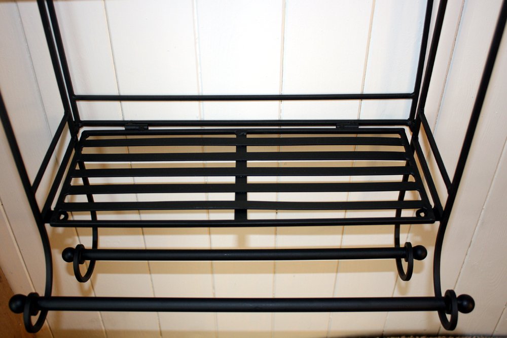 Black Diamond Bathroom Shelf Unit